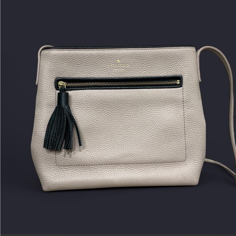 Kate Spade Beige and Black Crossbody Bag
